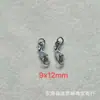 Shanxi Prata Antiga Retrô Panax Notoginseng Fivela de Prata Colar Pulseira Fivela de Peixe Fivela de Aba Seizing OT Acessórios de Joias DIY Wen Play