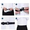 Camisa Unisex Cinturón Antideslizante Caballero de Negocios Casual Cintura Ajustable Camisa Elástico Antideslizante