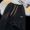 Jeans Negros para Hombre Primavera y Otoño Delgados Rectos Sueltos Pantalones Juveniles Nuevos Pantalones de Trabajo para Niños Verano para Hombre