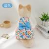 Vestido de princesa floral para perro pequeño gato Teddy que falda perro falda con lazo perro