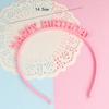 Cualquier doblez Día del Niño decoración de fiesta de cumpleaños Creativo Tocado para adulto regalo directo de fábrica para banda para el cabello de cumpleaños