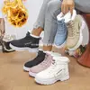 Zapatos de algodón transfronterizos europeos y americanos para otoño e invierno, talla grande, deportivos casuales, de felpa, nuevos, botas de nieve, venta al por mayor, talla grande