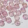 10 Cuentas de Gelatina de Verano Vidrio Transparente Patrón Doble Recto Cuentas Pulsera de Cuentas de Vidrio Cuentas Sueltas DIY Hecho a Mano