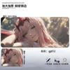 Alfombrilla de ratón tamaño extra grande estilo Ins femenino bidimensional para computadora antideslizante anime juego oficina con borde de bloqueo de mesa