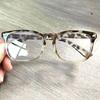 Amazon Transfronterizo 8082 Lentes Anti Luz Azul, Espejos Planos Retro de Moda Tipo Arroz, Monturas Estilo Coreano, Listos para la Venta