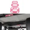 Adecuado para Modelos Jeep Wrangler 18-24, Accesorios Decorativos para Marco de Luz de Lectura de ABS