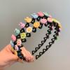 Tiara Infantil Acessórios de Cabelo Grampo Antiderrapante para Menina Não Machuca o Cabelo Aro de Cabelo Trançado Acessórios de Cabelo para Cabelos Rebeldes Acessórios de Cabelo para Meninas