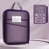 Bolsa Clasificadora de Materias en Forma de L Multicapa Gran Capacidad Engrosada para Estudiantes de Primaria Bolsa para Archivo de Almacenamiento de Libros de Texto y Exámenes por Materia