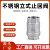 Válvula de Retención Vertical de Acero Inoxidable 304 H12W-16P Rosca Interna Rosca Macho Válvula Unidireccional Prevención de Contraflujo 4 6 1 pulgada 15
