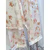 Jiangnanhe 2025 Otoño e Invierno Nuevos Pijamas de Seda de Hielo para Mujer Conjunto de Pantalones de Manga Larga Ropa para el Hogar Dropshipping
