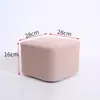 Banqueta para Cambiar Zapatos de Madera Maciza y Tela, Taburete Elegante, Taburete Creativo para Sofá, Taburete Mesa de Café, Taburete Redondo, Tabla Pequeña para el Hogar, Metabo