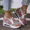 Primavera 2026 Nuevo Estilo Comercio Exterior Talla Grande Zapatos Casuales Cómodos para Mujer Suela de Plataforma Aumentadores de Altura Zapatos Individuales Talla Única