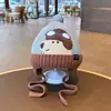 Touca de Tricô para Bebê para Sair, Touca de Tricô Fofa e Adorável, Touca de Lã Pontuda Versátil para Crianças, Touca Quente para Bebê que Protege as Orelhas
