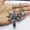 Colar Cruz de Espinhos Irregular Novo Estilo Transfronteiriço Moda Europeia e Americana Nicho Personalidade Tendência Hip-Hop Joias