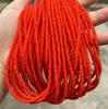 Venta al por mayor de cuentas de ábaco de jade de imitación de 2x4 mm, cuentas de vidrio multicolor para pulseras, collares, cuentas sueltas para manualidades.