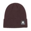 Inverno Quente Frio Chapéu de Lã Masculino forrado com lã Chapéu Tricotado Espesso com Etiqueta de Letra Esportes ao Ar Livre Proteção de Orelha Chapéu de Esqui
