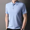 Hengyuanxiang Camiseta 100% Algodão Penteado Manga Curta Masculina 2025 Verão Nova Camiseta de Cor Pura Camiseta Masculina Roupa Masculina de Verão