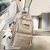 Mochila Versátil Casual Transfronteriza para Estudiantes Universitarios, de Secundaria y Preparatoria, Gran Capacidad, Mochila Sencilla, Mochila para Computadora, Moderna para Hombres y Mujeres