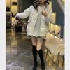 Cabello 358 Big Beauty Yiyuan Chaqueta acolchada de algodón para mujer Invierno 2023 Nueva Suelta Coreana Ropa Pan Abrigo de moda Moda para mujer