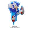 Nuevo erizo Sonic de aluminio globo transfronterizo Sonic globo inflable redondo de dibujos animados globo de aluminio