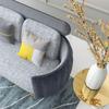 Sofá moderno, sencillo y ligero de lujo, silla nórdica creativa, taburete para sala de estar de apartamento pequeño, sofá de tela de diseño en trío.