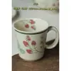 Juego de Tazas de Café Retro Jingdezhen Estilo Europeo Pequeña Taza de Cerámica de Lujo Creativo Pastoral Juego de Té de la Tarde Té Floral