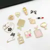 1 Pieza de Accesorio de Aleación para Labial con Goteo de Aceite de Moda y Creativo Serie, Bolso de Perfume, Zapatos de Tacón Alto Accesorios DIY