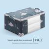 Saco de armazenamento de colcha Grande capacidade Roupas visuais domésticas Saco de ajuste de colcha Tecido estampado Saco de mudança de roupas