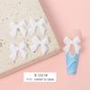 Acessórios para Nail Art Estilo Japonês Celebridade da Internet Nail Art Laço Branco Pequenos Acessórios Cor de Doce Estilo Fada Produto Acabado para Nail Art Acessórios