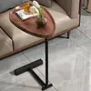 Mesa auxiliar moderna minimalista en forma de lágrima, móvil, adecuada para sala de estar, mini mesa de rincón, estante de almacenamiento para dormitorio, mesita de noche