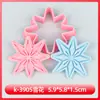 Serie Navideña Molde para Galletas Reno Dibujo Animado 3D Molde para Galletas DIY Arcilla Árbol de Navidad Duende Impresión Artificial