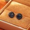 Pendientes Unisex de Circonita Dulces y Geniales, Exquisitos, Sencillos, Modernos, Pendientes Populares Estilo Hip-Hop, Joyería Pequeña con Aguja de Plata