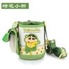 Urso sorrindo de boca aberta acessórios originais copo térmico infantil boneca de silicone capa original copo de dupla função capa com canudo