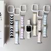 Funda Candy de Cintura Pequeña Colorblock Correa de Reloj de Moda para iwatch Apple Watch Correa de Reloj