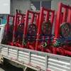 Salida de potencia trasera de tractor con bomba de agua, generador y trituradora, estante multifuncional (enviado por logística)
