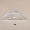 Base Oca Triangular Bola de Cristal Pedra Bruta Espécime Mineral Geodo de Ametista Suporte Cúbico Suporte de Exibição Base de Ornamento Bandeja