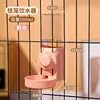 Novo Dispenser de Água para Pets Montado na Parede Sem Boca Molhada Sifão Fonte Bebedouro para Gatos Alimentador Universal para Gatos e Cachorros Copo de Água para Pets