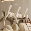 Gancho de Pared para Baño sin Taladro para Colgar Ropa, Gancho de Puerta para Entrada, Gancho Resistente para Abrigos y Sombreros