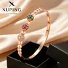Pulsera Xuping Estilo Retro con Incrustaciones de Cuentas Redondas de Colores Moda Lujo Ligero Temperamento Aleación de Cobre Estilo Europeo y Americano Transfronterizo Joyería de Mano para Mujeres