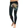 Pantalones Cortos Sexy Europeos y Americanos Transfronterizos para Levantar Glúteos Leggings Deportivos Ajustados para Usar por Fuera con Estampado de Figura