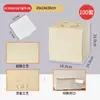 Caja para Mini Pastelitos Rebanados de 3/4 de pulgada Caja Portátil para Empaque de Postres para Hornear Estilo Ins Caja para Empaque para Llevar Impresión