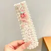 Diademas para niñas, pinzas para el cabello con flecos frescas y lindas de verano, accesorios para el cabello de cinta mágica de alta gama para arreglar el cabello
