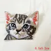 Patche Bordado de Gato de Bolso Animal Fofo Desenho Animado Estilo Japonês Gato Bordado Patch Transfronteiriço em Estoque