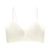 Sutiã Ultra Fino 0.5 Camélia com Glitter Fino e Fragrância para Mulheres, Push-Up para Seios Pequenos, Confortável Sem Costura Beauty Back, Estilo Fino