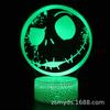 Suministro Exclusivo Transfronterizo de Lámparas de Mesa 3D de Animación de Dibujos Animados, Lámparas Visuales LED Creativas, Regalos de Navidad, Luces de Noche para Mesita de Noche, Protección Ocular