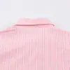 Roupas femininas europeias e americanas transfronteiriças ZA AliExpress item mais vendido nova moda elegante feminina camisa listrada solta de manga comprida