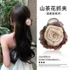 Presilha de Cabelo de Rosa 2026 Nova Presilha Floral de Alto Padrão para Mulheres, Elegante Presilha de Tubarão para a Parte de Trás da Cabeça, Presilha para Cabelo Meio Preso Acessório de Cabelo