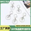 Fivela de Lagosta de Metal Acessórios para Joias DIY Decoração de Joias Acessórios para Chaveiro Fivela de Suspensão de Liga de Zinco de Três Peças