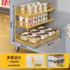 Divisórias de prateleira internas para freezers, cestas de armazenamento multicamadas, ferramentas de camada especializadas para refrigeradores e freezers
