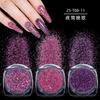 Nail art lantejoulas glitter em pó laser gradiente azul-verde nail art joias fluxo cânhamo enchimento gota cola cebola dourada em pó kg